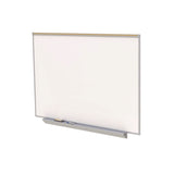 Ghent Proma Projection Magnetic Porcelain Whiteboard, 87.91" x 48.5", White Surface, Satin Aluminum Frame (GHEPRM1474) Each