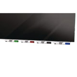 Ghent Aria Low-Profile Frameless Magnetic Glassboard, 36" x 24", Black Surface (GHEARIASM23BK) Each