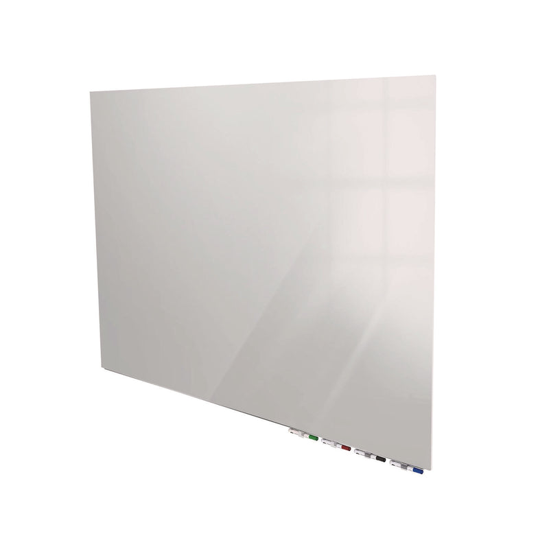 Ghent Aria Low-Profile Frameless Magnetic Glassboard, 36" x 24", Gray Surface (GHEARIASM23GY) Each