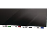 Ghent Aria Low-Profile Frameless Magnetic Glassboard, 72" x 48", Black Surface (GHEARIASM46BK) Each