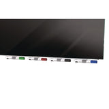 Ghent Aria Low-Profile Frameless Magnetic Glassboard, 120" x 48", Black Surface (GHEARIASM410BK) Each