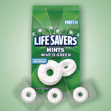 Lifesavers® Hard Candy Mints, Party Size, Wint-O-Green, Individually Wrapped, 44.93 oz Bag (GRR22000017) Each