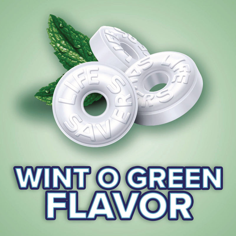 Lifesavers® Hard Candy Mints, Party Size, Wint-O-Green, Individually Wrapped, 44.93 oz Bag (GRR22000017) Each