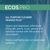 ECOS® PRO Orange Plus All-Purpose Cleaner and Degreaser, Citrus Scent, 1 gal Bottle, 4/Carton (EOPPL970604CT) Case of 4