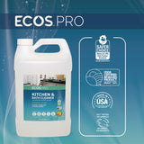 ECOS® PRO Parsley Plus All-Purpose Kitchen and Bathroom Cleaner, Herbal Scent, 1 gal Bottle, 4/Carton (EOPPL974604CT) Case of 4