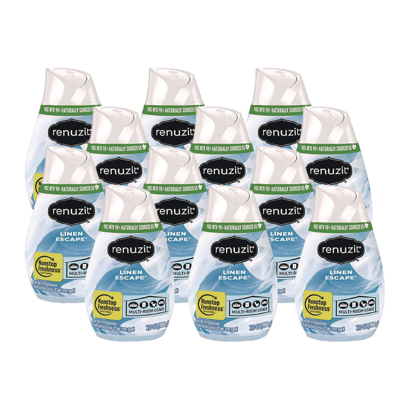 Renuzit® Adjustables Air Fresheners, Linen Escape, 7 oz Cone, 12/Carton (AMY63111CT) Case of 12
