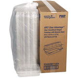 Hoagie Hinged Lid Container, 9 x 5.5 x 3.2, Clear, Plastic, 220/Carton (PCTYCASH3011UCH) Case of 220