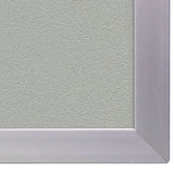 Ghent Vinyl Bulletin Board with Aluminum Frame, 87.91" x 48.5", Stone Surface, Satin Aluminum Frame (GHEAV47199) Each