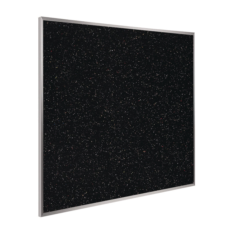 Ghent Recycled Bulletin Board, 87.91 x 48.5, Confetti Surface, Satin Aluminum Frame (GHEATR47CF) Each
