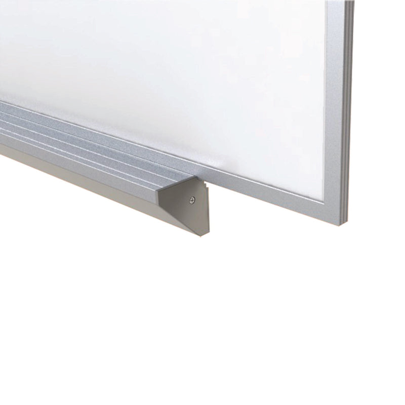 Ghent M1 Porcelain Magnetic Whiteboard, 87.91" x 48.5", White Surface, Satin Aluminum Frame (GHEM1474) Each