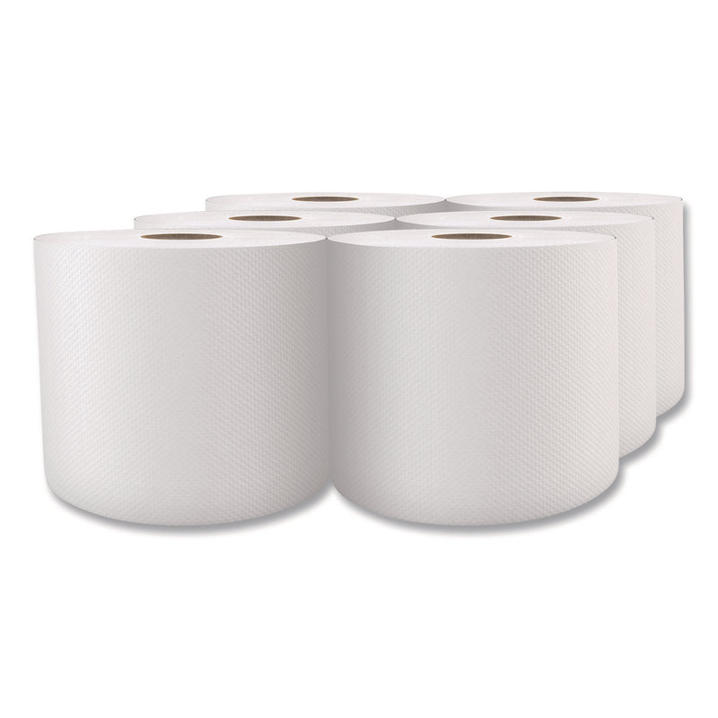 Select Center-Pull Paper Towels, 2-Ply, 7.3" x 10", White, 600/Roll, 6 Rolls/Carton (CSDH153) Case of 6