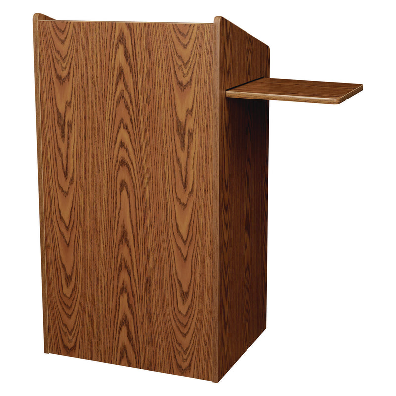 Oklahoma Sound® Aristocrat Non-Sound Lectern, 25 x 20 x 46, Oak (NPS600MO) Each