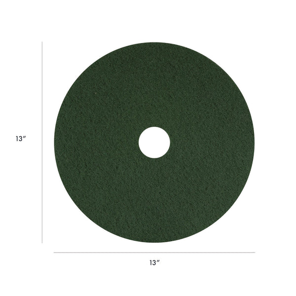 Scrubbing Pads, 13", Green, 5/Carton (AM7400313) Case of 5