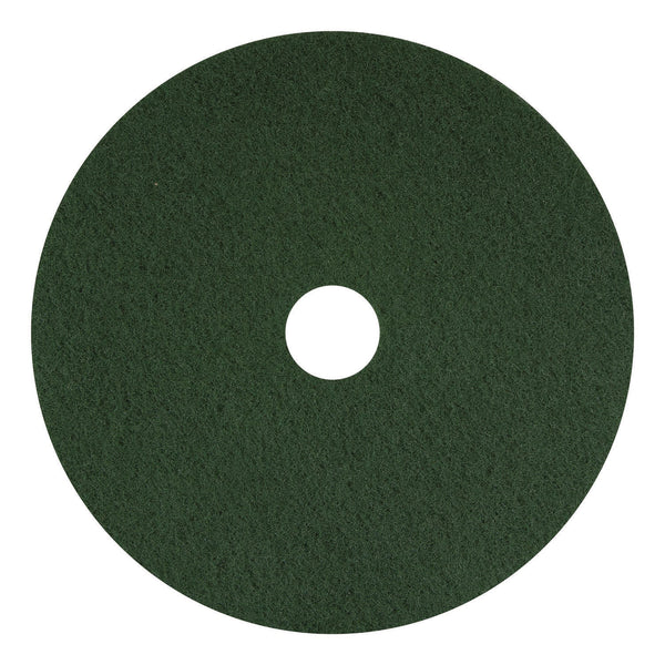 Scrubbing Pads, 13", Green, 5/Carton (AM7400313) Case of 5