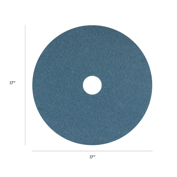 Americo® Blue Cleaner Pad, 17", Blue, 5/Carton (AM7400417) Case of 5
