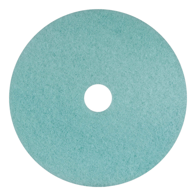Americo® Luster Lite Burnishing Pads, 20" Diameter, Sky Blue, 5/Carton (AM7402120) Case of 5