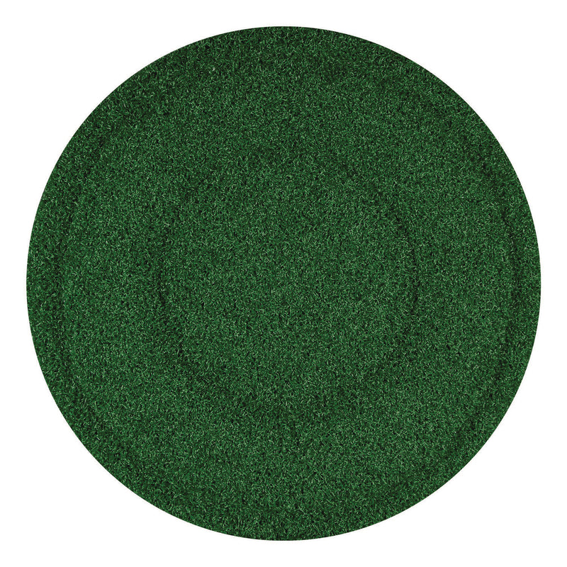 Americo® TurfScrub Brush Floor Pad, 20" Diameter, Green, 4/Carton (AM7402920) Case of 4