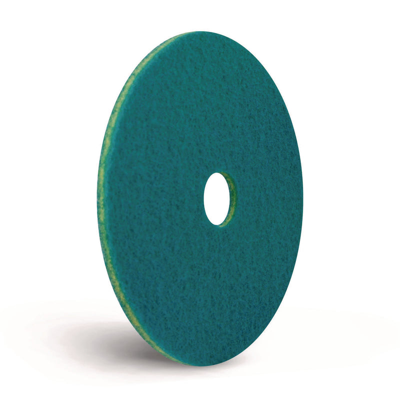 Americo® SmartScrub Floor Pad, 13" Diameter, Blue/Yellow, 5/Carton (AM7403013) Case of 5