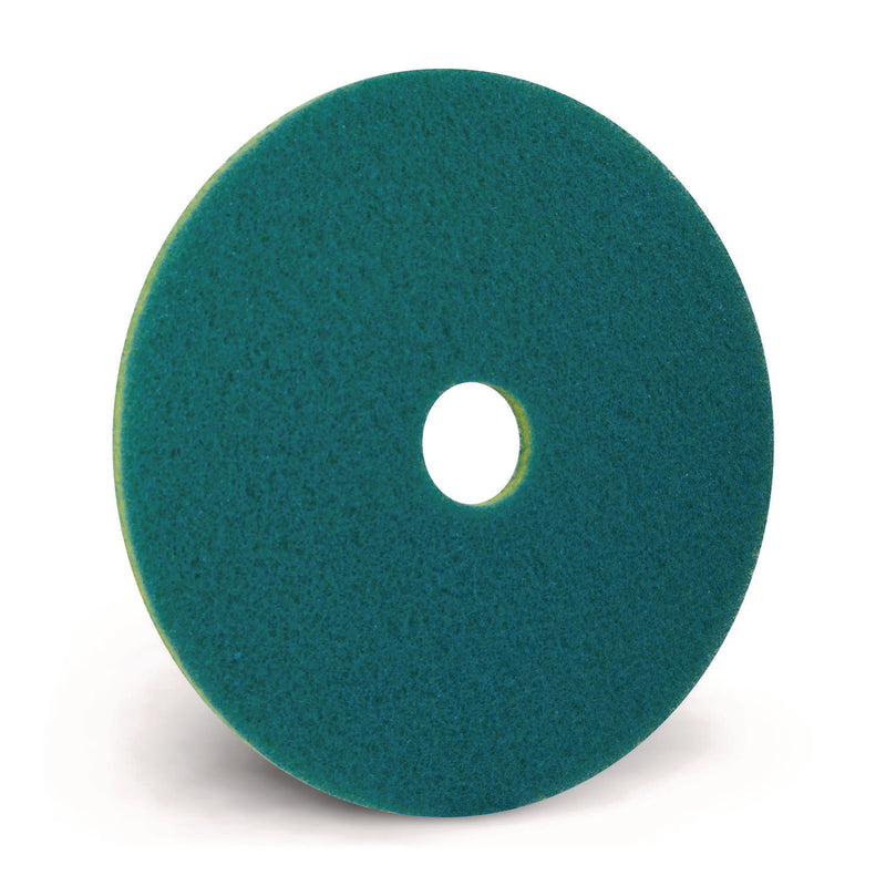 Americo® SmartScrub Floor Pad, 20" Diameter, Blue/Yellow, 5/Carton (AM7403020) Case of 5
