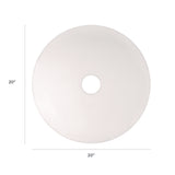 Americo® XTRACT Melamine Floor Pad, 20" Diameter, White/Brown, 5/Carton (AM7404020) Case of 5