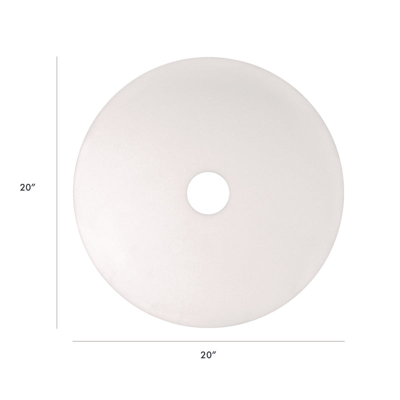 Americo® XTRACT Melamine Floor Pad, 20" Diameter, White/Brown, 5/Carton (AM7404020) Case of 5