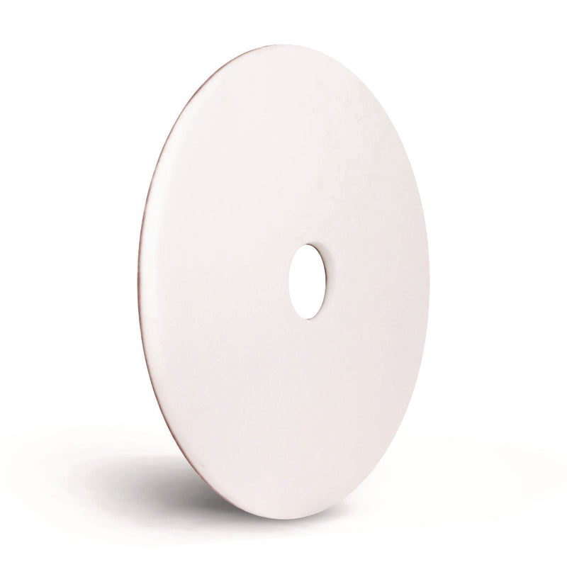Americo® XTRACT Melamine Floor Pad, 20" Diameter, White/Brown, 5/Carton (AM7404020) Case of 5