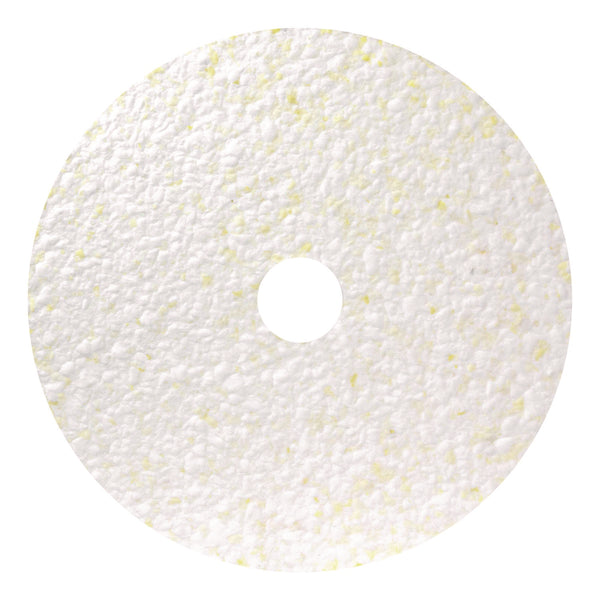 Americo® Toro Floor Pad, 14" Diameter, White/Brown/Yellow, 2/Carton (AM7405614) Case of 2