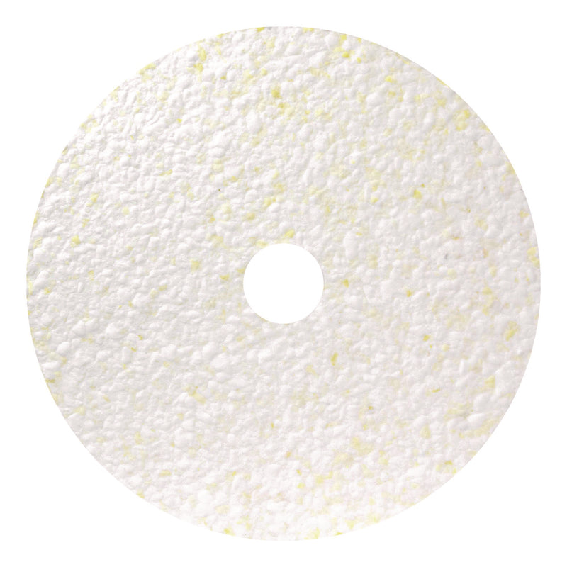 Americo® Toro Floor Pad, 14" Diameter, White/Brown/Yellow, 2/Carton (AM7405614) Case of 2