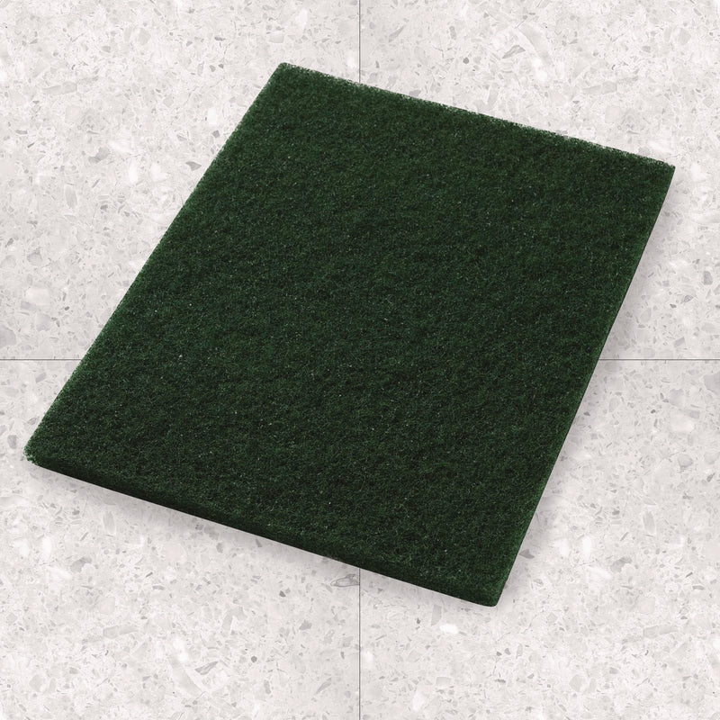 Scrubbing Pads, 14 x 28, Green, 5/Carton (AM740031428) Case of 5