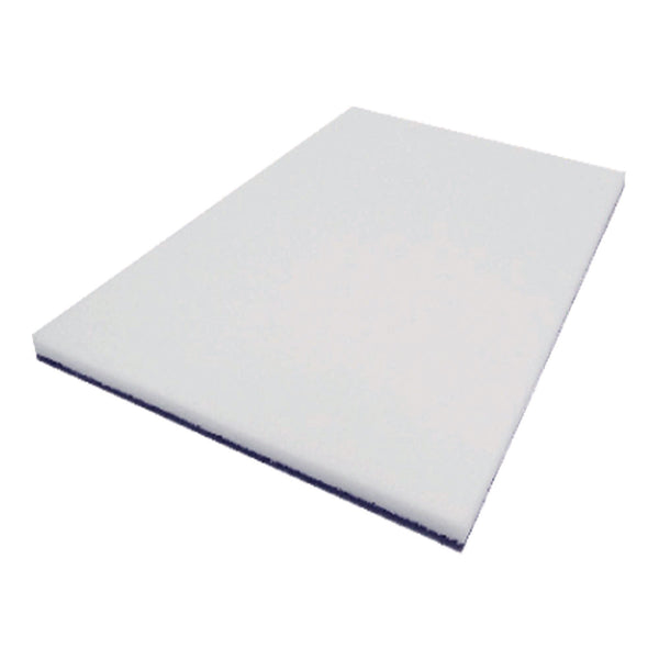 Americo® XTRACT Melamine Floor Pad, 14 x 20, White/Brown, 5/Carton (AM740401420) Case of 5