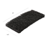 Americo® Octopus Heavy Duty Cleaning Pad, 6 x 9, Black, 5 Pads/Bag, 4 Bags/Carton (AM7541040) Case of 20