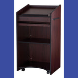 Oklahoma Sound® Aristocrat Non-Sound Lectern, 25 x 20 x 46, Mahogany (NPS600MY) Each