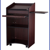 Oklahoma Sound® Aristocrat Non-Sound Lectern, 25 x 20 x 46, Mahogany (NPS600MY) Each