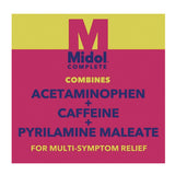 Midol® Complete Menstrual Caplets, 2/Pack, 30 Packs/Box (PFY64458) Box of 60