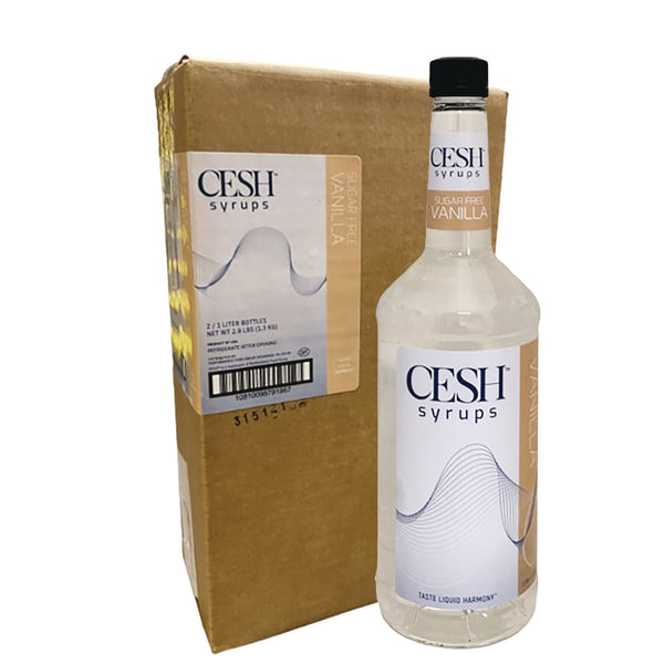 CESH™ Vanilla Sugar-Free Syrup, 33.81 oz Bottle, 2/Carton (CEHGRE79196) Case of 2