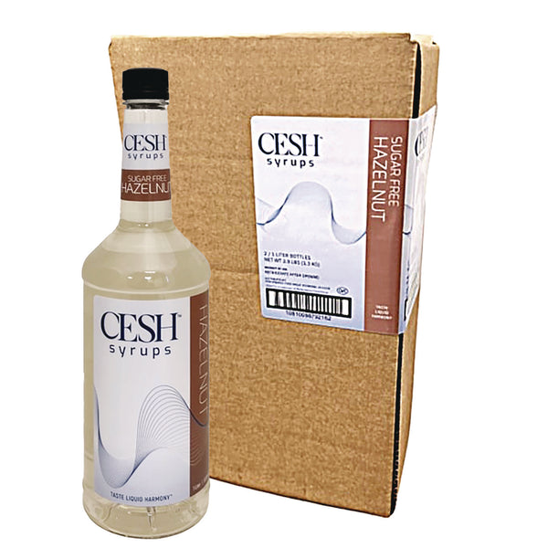 CESH™ Sugar-Free Hazelnut Syrup, 33.81 oz Bottle, 2/Carton (CEHGRE79216) Case of 2