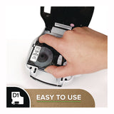 DYMO® D1 Standard Labels, 0.38" x 23 ft, Black Print on White Tape (DYM1761554) Each
