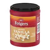 Folgers® Coffee, French Vanilla, 9.6 oz Can (FOLSMU98181) Each