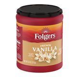 Folgers® Coffee, French Vanilla, 9.6 oz Can (FOLSMU98181) Each