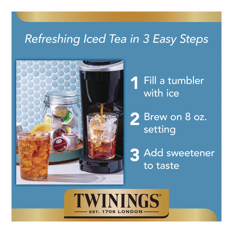 TWININGS® Brew Over Ice K-Cups, Peach, 24/Box (TWGTNA23196) Box of 24