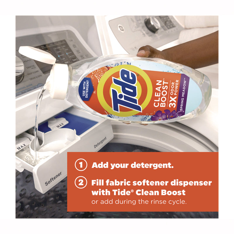 Tide® Clean Boost In-Wash Scent Booster, Spring Meadow Scent, 48 oz Bottle (PGC09784) Each