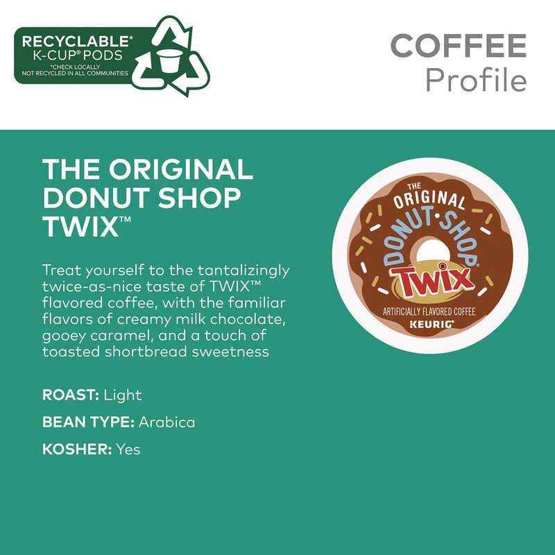 The Original Donut Shop® Twix Flavored Coffee K-Cups, 24/Box (GMT5000368824) Box of 24