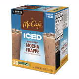 McCafe® Mocha Frappe Iced Coffee Keurig K-Cup Pods, 20/Box (GMT5000372394) Box of 20