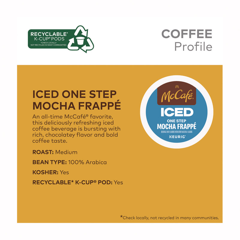 McCafe® Mocha Frappe Iced Coffee Keurig K-Cup Pods, 20/Box (GMT5000372394) Box of 20