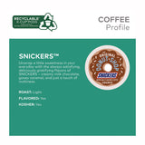 The Original Donut Shop® SNICKERS Flavored Coffee K-Cups, 48/Box (GMT5000373541) Box of 48