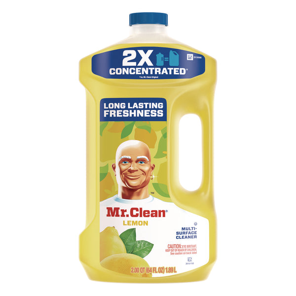 Mr. Clean® Multipurpose Cleaning Solution, Lemon Scent, 64 oz Bottle (PGC11290) Each