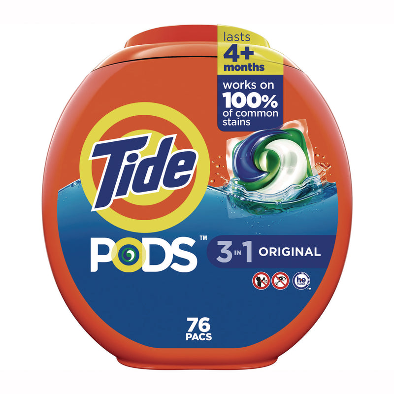 Tide® PODS Laundry Detergent, Tide Original, 76 Pods (PGC09165) Each