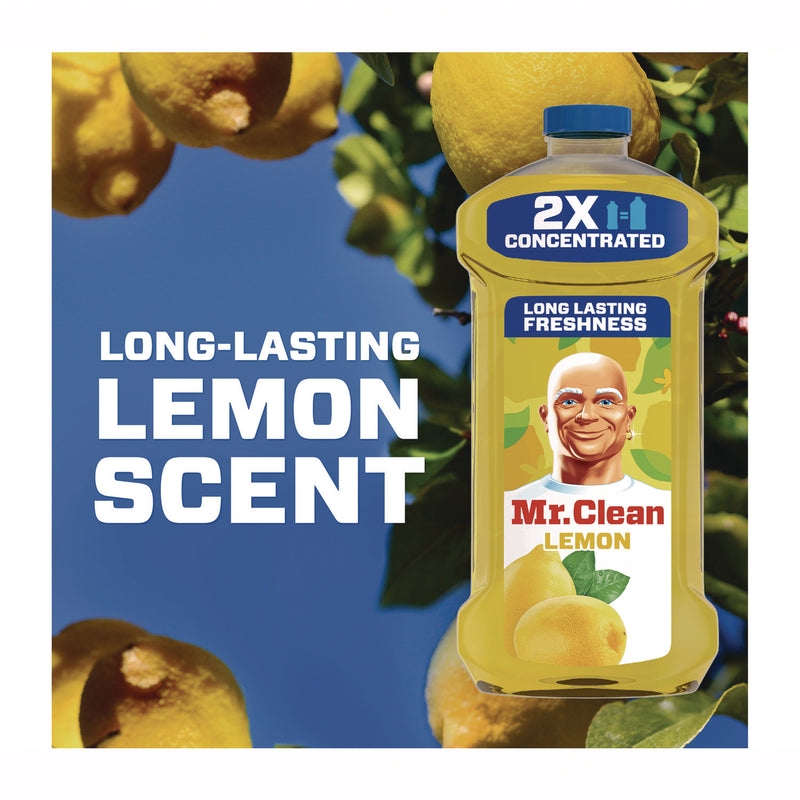 Mr. Clean® Multipurpose Cleaning Solution, Lemon Scent, 64 oz Bottle (PGC11290) Each