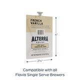 FLAVIA® Alterra French Vanilla Coffee Freshpack, 0.23 oz Pouch, 40/Carton (LAV48721) Case of 40
