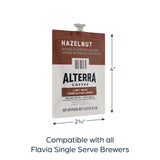 FLAVIA® Alterra Hazelnut Coffee Freshpack, 0.23 oz Pouch, 40/Carton (LAV48722) Case of 40
